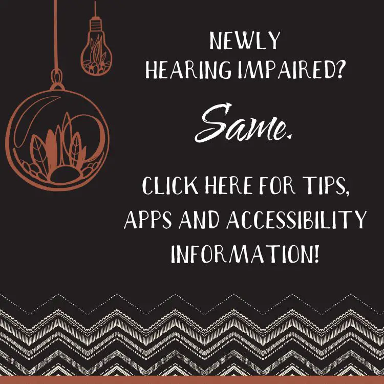 clickable image for newly hearing-impaired people, leading to a blog post for hard of hearing accessibility